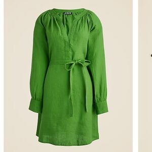 Cabana mini dress in linen